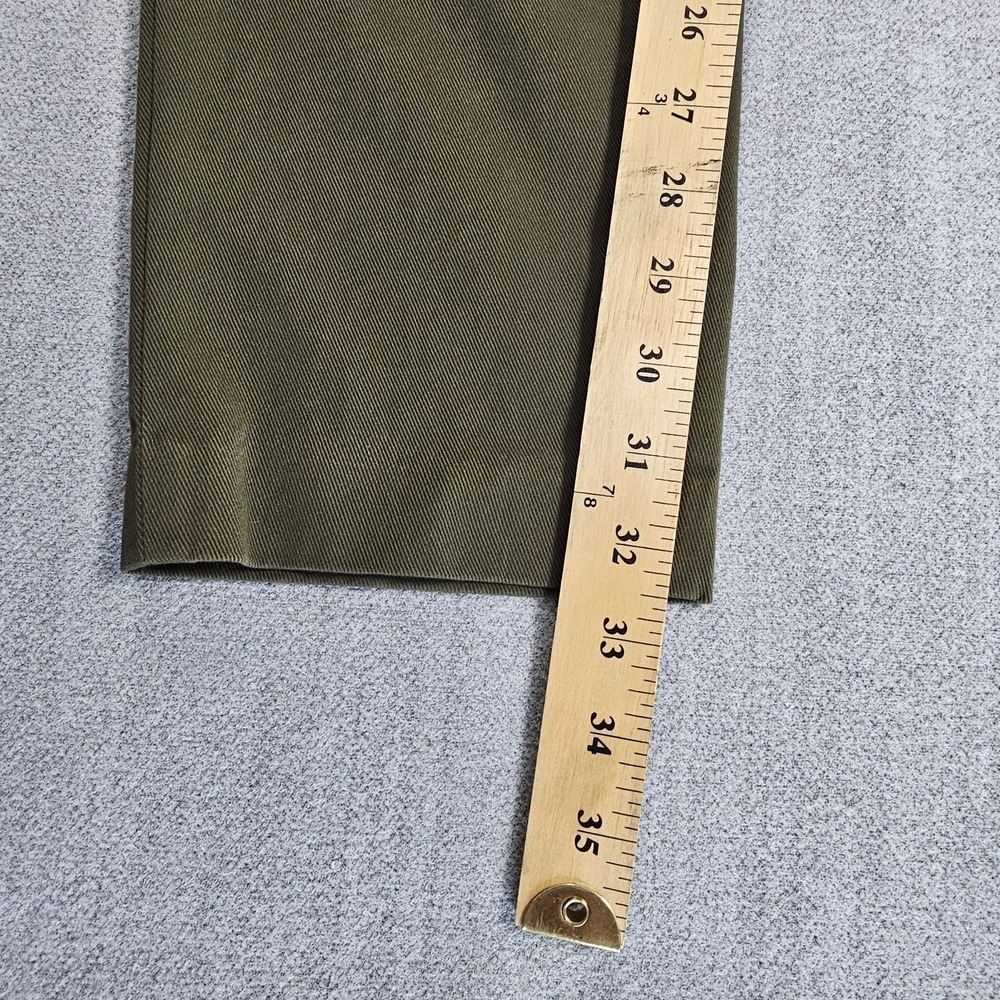 Banana Republic Men's Olive Green Slim Tapered Fit Lightweight Dress Pants - Picture 8 of 12